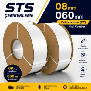 08mm 060mm Polipropilen PP İthal Çember