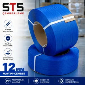 12mm Mavi Polipropilen PP Çember
