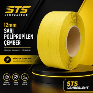 12mm Sarı Polipropilen Çember