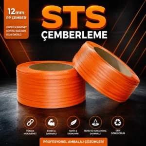 12mm Turuncu Polipropilen PP Çember