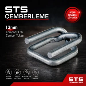 13mm Kompozit Lifli Çember Tokası