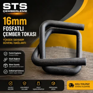 16mm Fosfatlı Çember Tokası