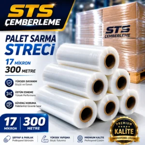 17 mikron 300 metre Palet Sarma Streci
