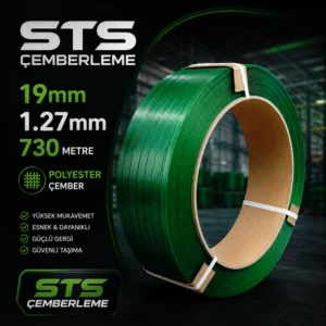 19mm 1.27mm 730 metre Polyester Çember