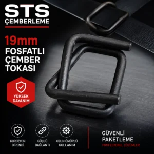 19mm Fosfatlı Çember Tokası