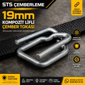 19mm Kompozit Lifli Çember Tokası