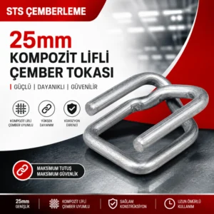 25mm Kompozit Lifli Çember Tokası