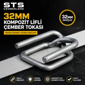32mm Kompozit Lifli Çember Tokası
