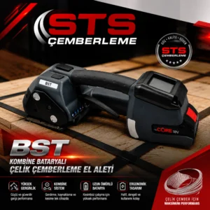 BST – Kombine Bataryalı Çelik Çemberleme El Aleti