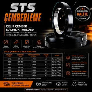 Çelik Çember Kalınlık Tablosu