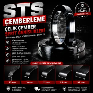 Çelik Çember Şerit Genişlikleri