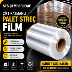 Çift Katmanlı Palet Streç Film