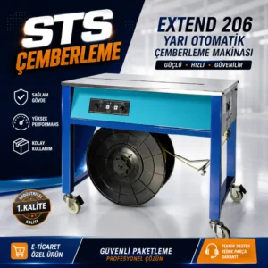 Extend 206 Yarı Otomatik Çemberleme Makinası
