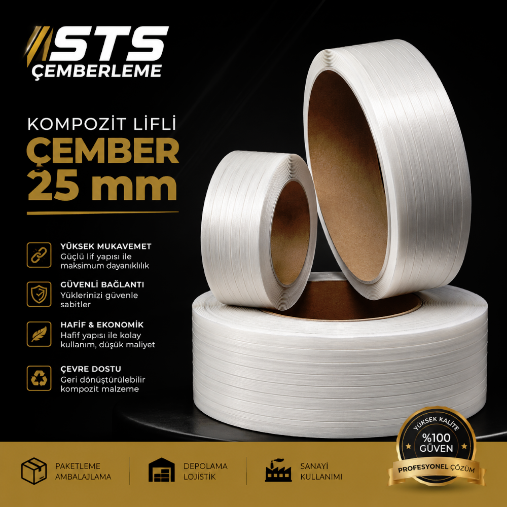 Kompozit Lifli Çember 25 mm Kompozit Lifli Çember 25 mm