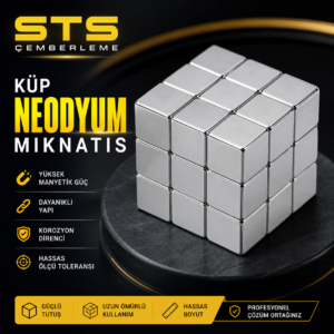 Küp Neodyum Mıknatıs