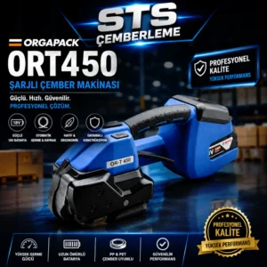 Orgapack ORT450 Şarjlı Çember Makinası