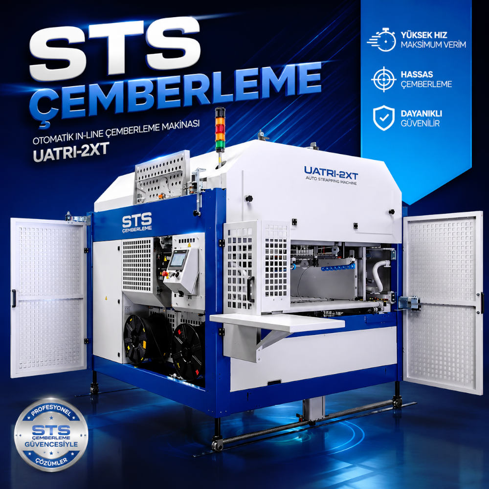Otomatik IN-LINE Çemberleme Makinası UATRI-2XT Otomatik IN-LINE Çemberleme Makinası UATRI-2XT