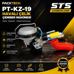 Packtech Havalı Çelik Çember Makinesi PT-KZ-19