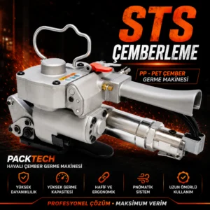 Packtech Havalı PP – PET Çember Germe Makinesi