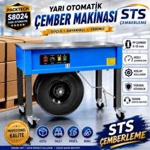 Packtech S8024 Yarı Otomatik Çember Makinası