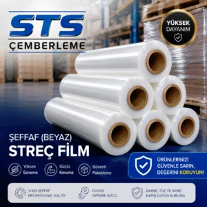 Şeffaf (Beyaz) Streç Film