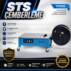 TP202L Kısa Bacak Yarı Otomatik Çember Makinası