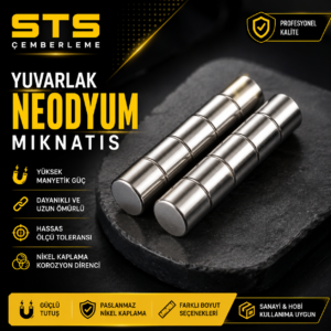 Yuvarlak Neodyum Mıknatıs