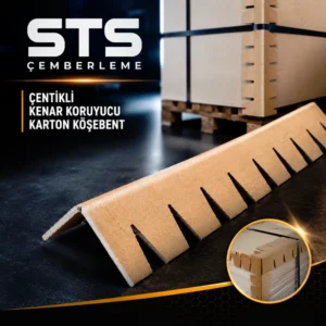 Çentikli Kenar Koruyucu Karton Köşebent