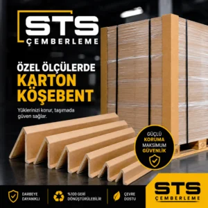 Özel Ölçülerde Karton Köşebent Üretimi